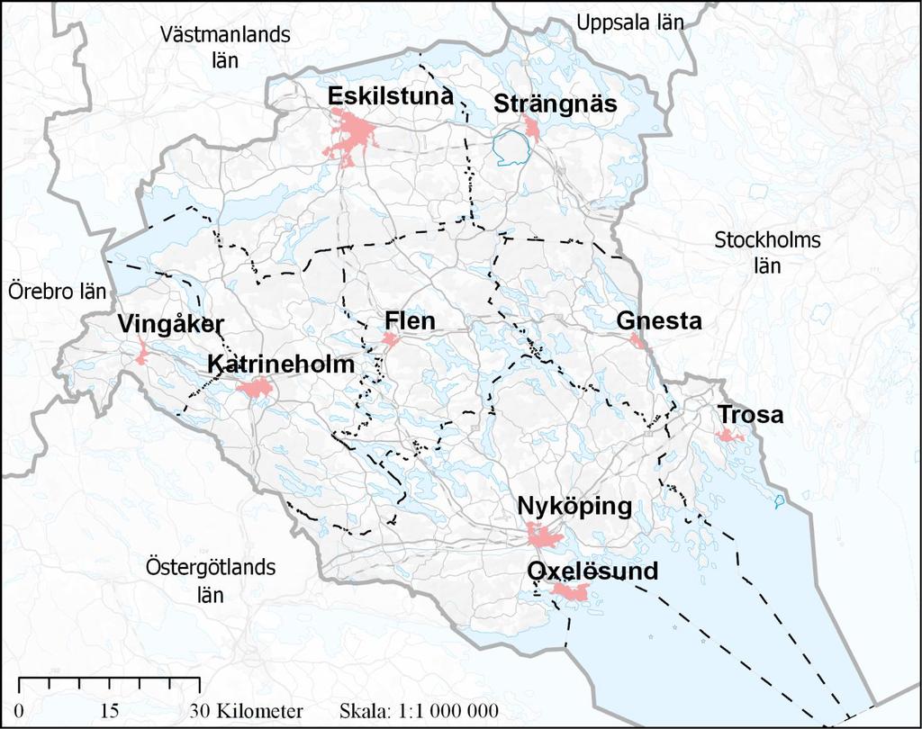 1 Bostadsmarknaden i Södermanland Källa: Länsstyrelsen i Södermanlands län 1.