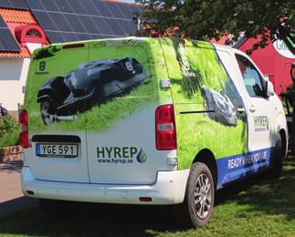Söderslättsdagen forts. HYREP På Söderlättsdagen visade Hyrep bl.a. robotklippare och automatiska bevattningssystem.