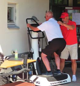 Söderslättsdagen forts. Vibrogym Vibrogym gör det möjligt att på endast 25 minuter träna hela kroppen med bättre resultat än traditionell träning.