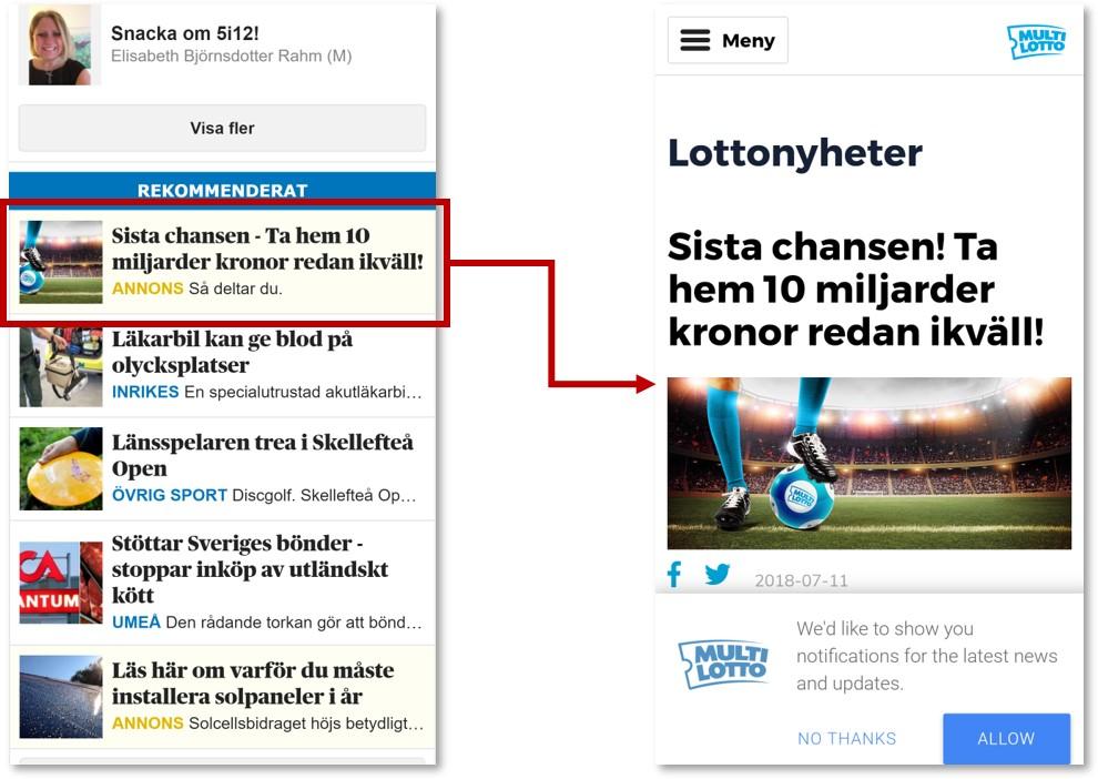 Definition på Native : Vad rubricerar du som digital native-reklam?