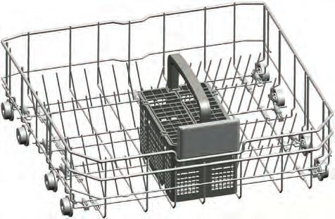 Förberedelse Bestickkorg Bestickkorg (modellberoende) Bestickkorgen är utformad