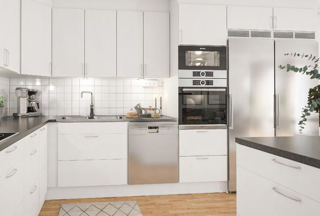 ger behagligt sken - belysningen tänds och släcks gradvis Designfettfilter av metall, kan maskindiskas Pris: 3 000 kr TouchSelect-styrning 17 effektlägen