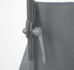 SKJUTHANDTAG De höjdinställbara skjuthandtagen kan ställas in ca 150 mm på höjden och säkras mot utdragning [1].