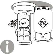Unit should be installed at the place with good ventilation to save energy. It may cause fire or explosion.