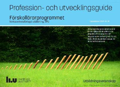 Genom de återkommande VFU-perioderna, som är integrerade med ämnesstudier, får studenten möjlighet att tillämpa och prövas i färdigheter och förmågor inom utbildningens olika ämnen.