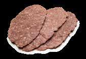 Oxrullader med rostade rotfrukter och sky 10 st / 100 st Lövbit, nötkött 600 g / 6 kg Jordärtskocka 600 g / 6 kg