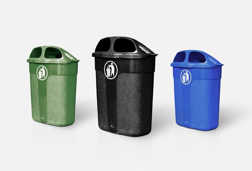 PAPPERSKORG CLASSIC 60L Wastebin Classic 60L Stabil och populär papperskorg tillverkad av värme- och köldbeständig HD polyeten. Finns som standard i färgerna svart, blå eller grön. Kapacitet 60L.