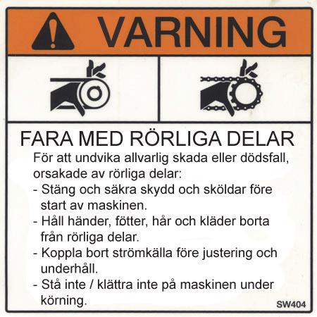 på engelska.