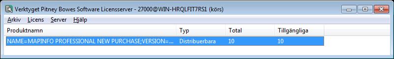 Installation och aktivering en risk för att Pitney Bowes Software inte kan behandla filen och din aktivering kommer att försenas. 8. Klicka på OK. Aktiveringsguiden stängs. 9.