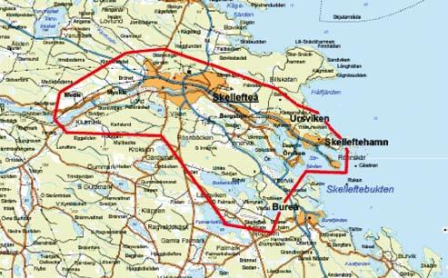 2.6 Utredningsområdet Utredningsområdets omfattning framgår av nedanstående figur: Utredningsområdet 2.