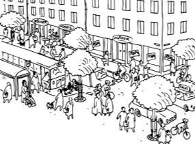 Strategierna utgår från att maximera gång- och cykeltrafiken, balansera biltrafiken samt optimera kollektivtrafiken.