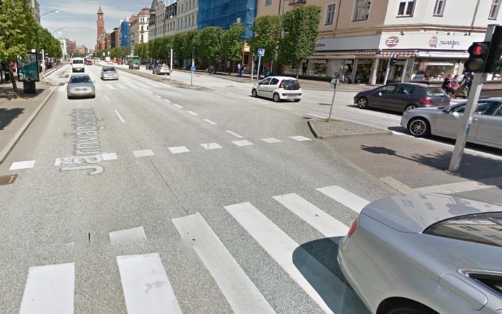 4.6 Tidigare utformning HelsingborgsExpressen kommer att gå igenom olika stadsmiljöer som erbjuder olika förutsättningar för utformning och prioritering av olika trafikantgrupper.