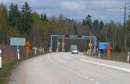 Figur 14: Rapporterad plats för olycka (röd - olycka med svårt skadad, svart - dödsolycka) 2.7 Kollektivtrafik Södra stambanan, sträckan Stockholm-Malmö (Köpenhamn), passerar genom Älmhult.