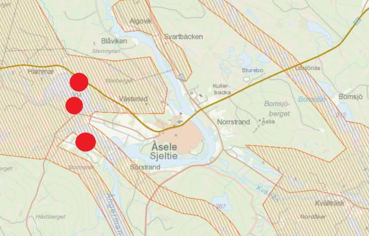 6. Söråsele Söråsele är en by ett par kilometer väster om Åsele tätort.