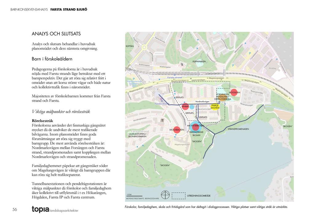 AN ALYS OCH SLU T SATS Analys och slutsats behandlar i huvudsak planområdet och dess närmsta omgivning.