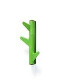 Design: Valvomo/ Teppo Asikainen. OKA-B standing coat rack 3323 Equipped with 6 hooks. Material: epoxy coated steel and polyurethane. Size: base 400 x 400 mm, and height 1840 mm.
