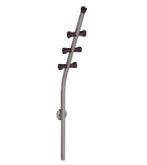 product code SEK Line Up, Wall wall mounted coat rack, epoxy coated 1415 Line Up, Wall wall mounted coat rack, chrome 1534 Material: epoxy coated or chromed steel, hooks made of friction rubber.
