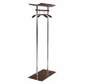 Line Up, Single standing coat rack, epoxy coated 2319 Line Up, Single standing coat rack, chrome, base black 2566 Material: epoxy coated or chromed steel, hooks made of friction rubber. Size.