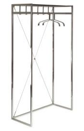product code SEK Takit-I coat rack with wire rope, epoxy coated 11367 Takit-I coat rack with wire rope, chrome 13029 The modular coat rack can be ordered tailor made per meter.