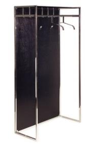 Colour options for frame: White (RAL 9010), mattblack (RAL9005) or chrome. We recommend fixing to floor.