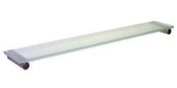 product code SEK PRO/T300 grab rail 694 Material: brushed stainless steel: Size: width 300 mm, depth 75, height 20 mm. Design: Harri Korhonen.