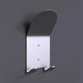 product code SEK Jr. 402 big double hook 383 Material: epoxy coated or anodized aluminium. Size: width 100, depth 65 and height 220 mm.