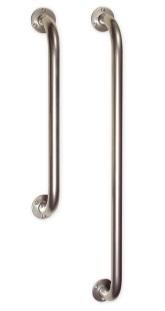 301:400 pull handle, epoxy painted 278 301:400 pull handle, chrome 511 Material: aluminium bar with diameter of 15 mm. Size: width 415 (cc 4000), depth 50, height 15 mm.