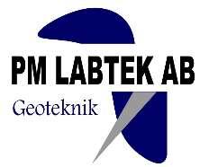 Fältdatum / Ansvarig PM Labtek 8-07-02 RJ 8-08-08 Magnus Salmi Provtagningsredskap Skr Sektion/ borrhål Djup/nivå Gottskärsvägen 174 43994 Onsala Tel.