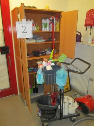 Städutrustning allt löst och 2