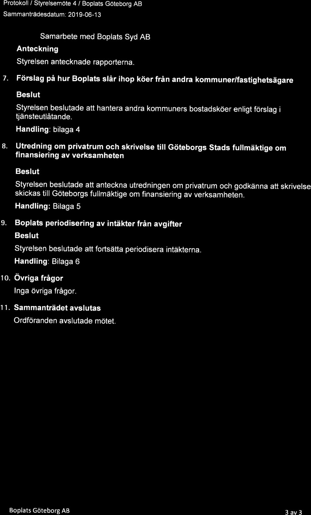 Bilaga 1 - Föregående mötesprotokoll - Boplats