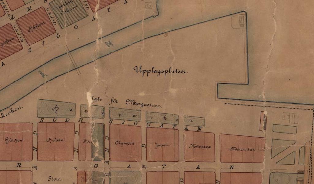 7 Stadens kvarters- och gatustruktur i området Utgående från Stadsvisionen och Öp 2021 så ska