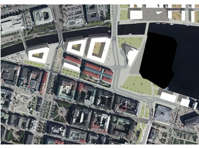 9 Bild: Alternativ dragning av gamla E4 Rörelsemönster i den här delen av staden Det finns några samband i den här delen av centrala Sundsvall som är extra viktigt att förstärka.