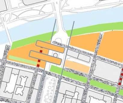 20 Bild: Alternativ utformning av Esplanaden och Fisktorget Esplanaden slutade ursprungligen i Sjögatsesplanaden.