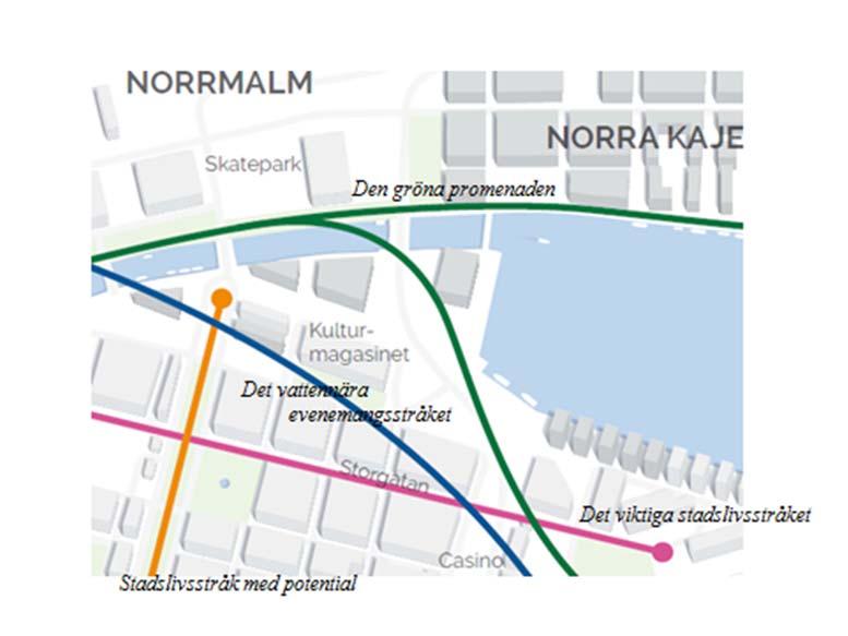 4 Planförhållanden Översiktsplanen 2021 (ÖP 2021) säger för området Stadscentrum med möjlighet till komplettering/utveckling m.h.t. riksintresse och Stadsvision Sundsvall.