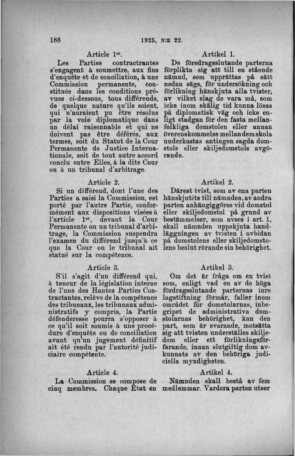 Article l er.