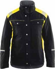 9933 - VARSELDETALJER 9 4861 VINTERJACKA 1811 65% polyester, 35% bomull, twill, vattenavvisande finish, 240g/m² 9400 Grå XS-4XL S-XXXL FUNKTIONALITET: Varmfodrad. Vatten- och smutsavvisande ytatyg.
