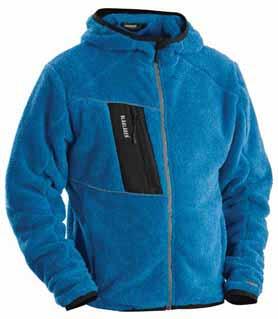 4925 FIBERPÄLSJACKA 2505 65% polyester, 35% akryl, pile, 350g/m² 9499 Grå/Svart S-XXXL FODER: Quiltfoder i ärm.