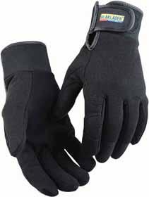 OVANHAND: Ovanhand i Spandex. FINGRAR: Förstärkta fingertoppar. HANDLED: Kardborreknäppning. FÖRPACKNING: Levereras i par. CERTIFIERING: EN 388 (2111) PPE kat 2. EN 420 PPE kat 2.