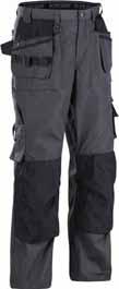 1530 HANTVERKSBYXA 1310 100% bomull, canvas, 270 g/m² 2800 Antik khaki # 8300 Stålblå # C44-C60, C146-C158, D84-D120 DETALJER: Gylf med metallblixtlås. Hällor, varav en med D-ring. Hammarhank i sidan.