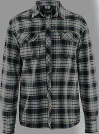 3299 FLANELLSKJORTA 1136 74% bomull, 26% polyester 9920 Svart/Benvit XS-4XL FUNKTIONALITET: Loose fit. DETALJER: Plastknappar.