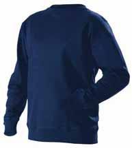 3364 TRÖJA 1048 80% bomull, 20% polyester, frottéstickad, 360g/m² 8800 Marinblå # 9400 Grå # XS-XXXL DETALJER: Ribbstickad hals. Rundhalsad. AVSLUT: Mudd i ärmavslut. Mudd i nederkant.