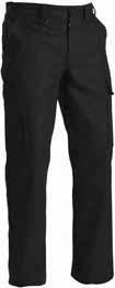 1401 SERVICEBYXA MED KNÄSKYDDSFICKA 1800 65% polyester, 35% bomull, twill, 240g/m² 8900 Marinblå C44-C62, C144-C156, D96-D124 DETALJER: Gylf med plastblixtlås.  FICKOR: Bakficka med knäppning.