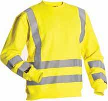 antistat, satin, flamskyddad, antistatisk, 290g/m² 3389 Varselgul/Marinblå C46-C64, D96-D108 DETALJER: Gylf med metallblixtlås. Hällor, varav en med D-ring. Hammarhank i sidan.