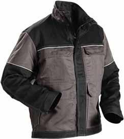 72 FLAMSKYDD 4074 FLAMSKYDDAD JACKA 1507 100% bomull, satin, flamskyddad, antistatisk, 350 g/m² 9499 Grå/Svart S-XXXL DETALJER: Bälg i rygg. Ok i bak. FICKOR: Bröstfickor med lock.