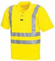 86 VARSEL TRÖJOR 3310 PIKÉTRÖJA VARSEL 1009 100% polyester, piké, 130g/m² 3300 Varselgul # 5300 Varselorange # 5500 Varselröd L-XXXL DETALJER: Halsöppning med knappar. CERTIFIERING: EN 471, Klass 3.