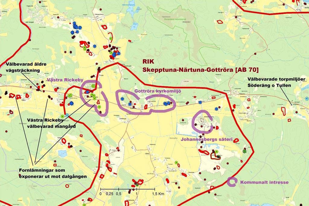 landskapet. Samtidigt etablerades ett stort antal torp på utmarken. Väster om Johannesberg finns några välbevarade torpmiljöer kvar vid Söderäng och Tullen.