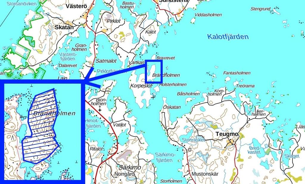 3 BILD 2. Planeringsområdets läge och preliminära avgränsning. Lantmäteriverket 2.