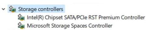 Tabell 30. Realtek-ljud Före installationen Efter installationen Lagringsdrivrutiner Kontrollera om drivrutinerna för lagringsstyrenheterna är installerade på systemet. Tabell 31.