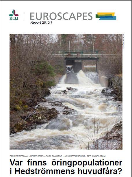 Törnblom, J., Angelstam, P., Degerman, E. & C. Tamario, 2017. Prioritizing dam removal and stream restoration using critical habitat patch threshold for brown trout (Salmo trutta L.
