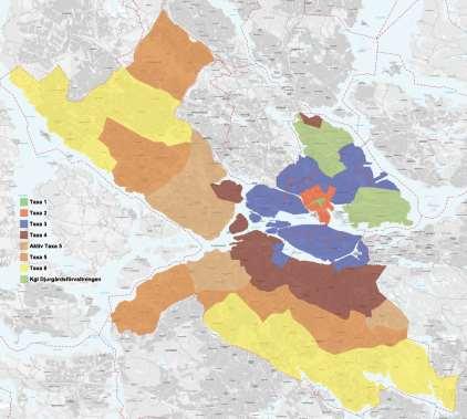 Sida 3 (5) Förvaltningen har, enligt nedan, gjort en bedömning av vilka områden i Bromma som berörs av respektive taxa.